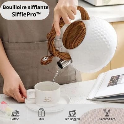 Bouilloire sifflante | SifflePro™ | Inox Premium La Cuisine de Mimi