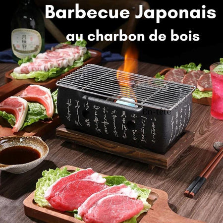Barbecue Japonais au charbon de bois, barbecue Coréen à la maison, barbecue portable avec grille | KOJAP™ La Cuisine de Mimi
