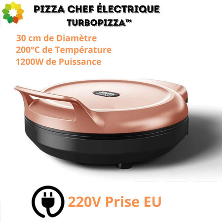 Pizza Chef Électrique | TurboPizza™ La Cuisine de Mimi