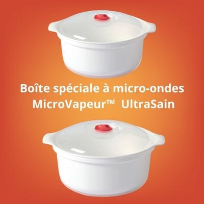Boîte spéciale à micro-ondes | MicroVapeur™ | UltraSain La Cuisine de Mimi