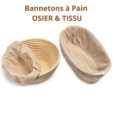 Bannetons à Pain | OSIER & LEVAIN | Artisanal La Cuisine de Mimi