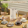 Mousseur à Lait Intelligent 5-en-1 | Écran LED Tactile | Mousse Chaude & Froide Premium | Barista La Cuisine de Mimi