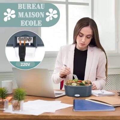 Chauffe repas électrique portable | Heat'Lunch™ | GourmetBox La Cuisine de Mimi