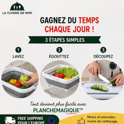 Planche à Découper - PlancheMagique™ la cuisine de mimi