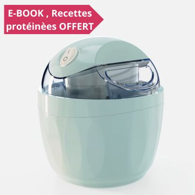Sorbetière Protéinée 0,5L | Glaces Fitness Maison | Compacte La Cuisine de Mimi