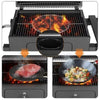Barbecue Charbon XXL avec Fumoir & Roues | Grill Jardin Premium La Cuisine de Mimi