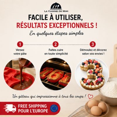 Moule Silicone Chiffre - Number'Moule™ la cuisine de mimi