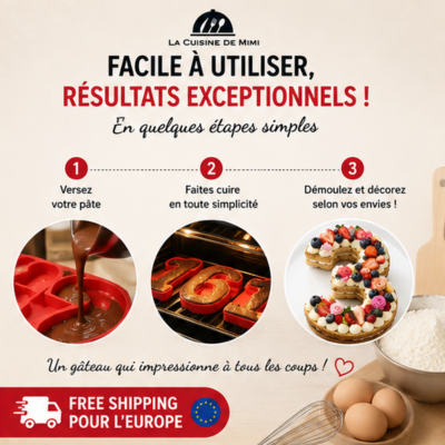 Moule Silicone Chiffre - Number'Moule™ la cuisine de mimi