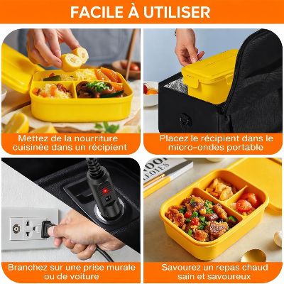 Gamelle Chauffante 3-en-1 | Nomad Office La Cuisine de Mimi