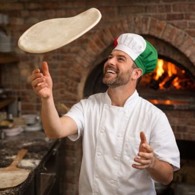 Chapeau de Pizzaiolo | Respirant Ajustable La Cuisine de Mimi