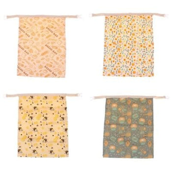 Sacs à pain | Conservation Naturelle Lin & Cire d'Abeille La Cuisine de Mimi