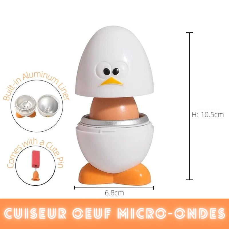 Cuiseur Oeuf Mollet - Dur Micro-ondes | EGGYMW™ La Cuisine de Mimi