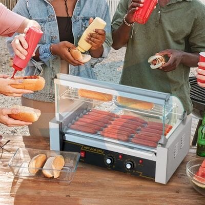 Gril à hot dog | Hot’Chef™ La Cuisine de Mimi