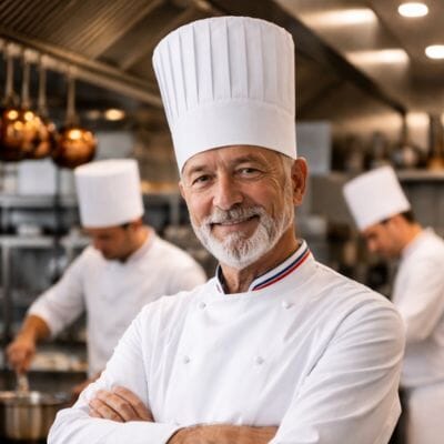 Chapeau de chef | Respirant Élastique La Cuisine de Mimi