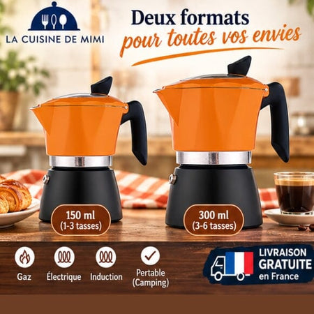 Cafetière Italienne | Aluminium Expresso La Cuisine de Mimi