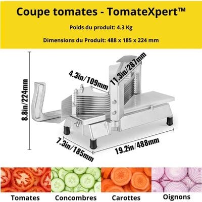 Coupe tomates | TomateXpert™ La Cuisine de Mimi