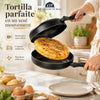 24cm Double Potato Omelet Pan Made of Nonstick Aluminum, Flipping Pan for Induction, Gas and Glass-Ceramic Cooktops, Kitchen Utensil for Omelets, Eggs and Crepes La Cuisine de Mimi