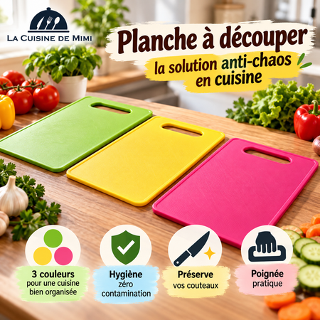 Planche à découper | TriColor XL La Cuisine de Mimi