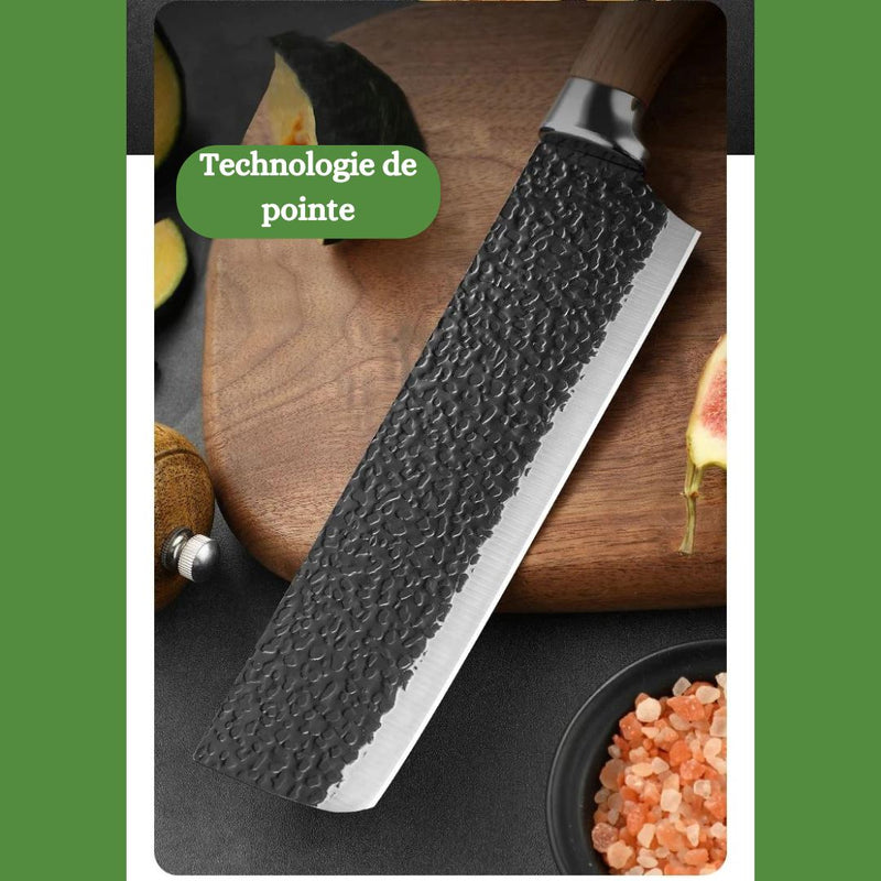 Couteau de cuisine en acier inoxydable | MEATCOUT™ La Cuisine de Mimi
