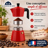 Cafetière à expresso | Aluminium Moka Italien La Cuisine de Mimi