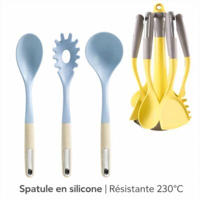 Spatule en silicone | Résistante 230°C La Cuisine de Mimi