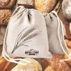 2 Sacs à Pains | Lin Naturel Antibactérien La Cuisine de Mimi