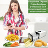 Coupe Frites Légumes électrique 2 Grilles Inox 220 V | FRENCHFRYCUTTER™ La Cuisine de Mimi