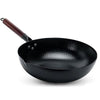 Wok en acier carbone | Authentique 32cm La Cuisine de Mimi