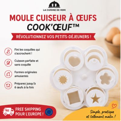 Moule Cuiseur à Œufs - Cook'Oeuf™ la cuisine de mimi