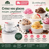 Sorbetière Compacte Automatique | Machine à Glace Maison Gelato & Smoothies La Cuisine de Mimi