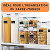 Boîtes de Rangement Cuisine | Set Organiseur 7 Pièces La Cuisine de Mimi