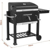 Barbecue Charbon XXL avec Fumoir & Roues | Grill Jardin Premium La Cuisine de Mimi