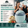 Sorbetière Protéinée 0,5L | Glaces Fitness Maison | Compacte La Cuisine de Mimi
