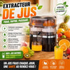 Extracteur de jus | Double Tête Silencieux La Cuisine de Mimi