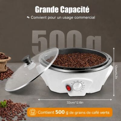 Torréfacteur à café artisanal 1200W | Premium La Cuisine de Mimi