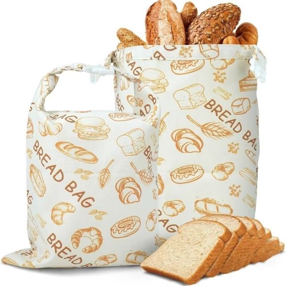 Sac à pain | Cire d'abeille réutilisable La Cuisine de Mimi