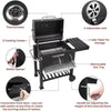 Barbecue Charbon XXL avec Fumoir & Roues | Grill Jardin Premium La Cuisine de Mimi