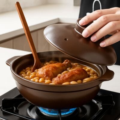 Cocotte en terre cuite | La Marmite Authentique™ La Cuisine de Mimi