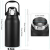 2L Tumbler Thermo Bottle Large Capacity With Straw Stainless Steel Thermal Water Bottle Cold and Hot Thermo Cup Vacuum Flask Gym La Cuisine de Mimi