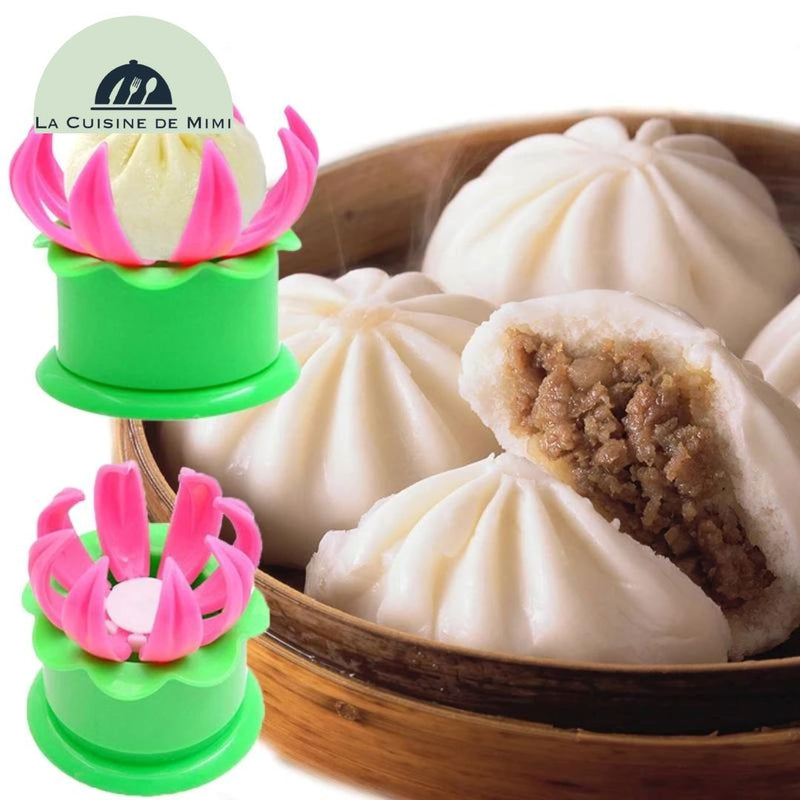 Moule à Bao Buns En Bois - Pour Petits Pains Vapeur Traditionnels - Outil De Cuisine Vintage
