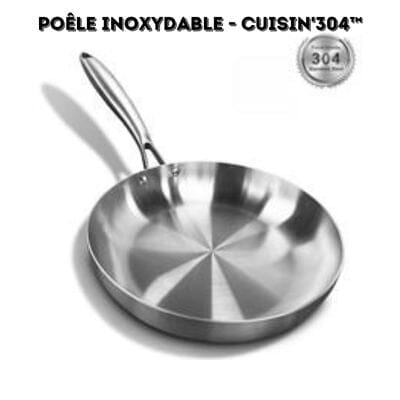 Poêle inoxydable | Cuisin'304™ La Cuisine de Mimi