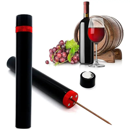 Newest Air Pressure Pump Wine Bottle Opener Portable Stainless Steel Pin Easy Cork Remover Corkscrew for Home Party Wine Lovers La Cuisine de Mimi