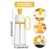 2 In 1 Oil Dispenser With Silicon Brush BBQ Oil Spray Glass Bottle Silicone for Barbecue Cooking Seasoning Bottle Kitchen Tool La Cuisine de Mimi