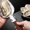 Oyster Knife Sharp-edged Shucker Shell Seafood Opener Tool Stainless Steel Clam Opener for Oyster Clam Toadfish Crab Shells La Cuisine de Mimi