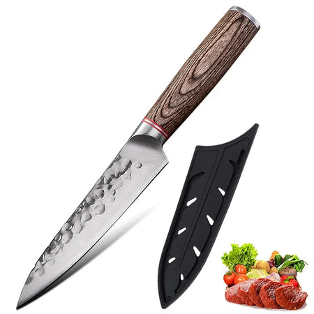 5.5inch Kitchen Knife Stainless Steel Fruit Knife Utility Paring Tomato Steak Knives Forged Boning Knife Kitchen Tools Cookware La Cuisine de Mimi
