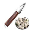 Oyster Knife Sharp-edged Shucker Shell Seafood Opener Tool Stainless Steel Clam Opener for Oyster Clam Toadfish Crab Shells La Cuisine de Mimi