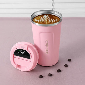 380ml 510ml Smart Thermos Bottle for Coffee LED Temperature Display Thermal Mug Insulated Tumbler taza termica garrafa copo La Cuisine de Mimi