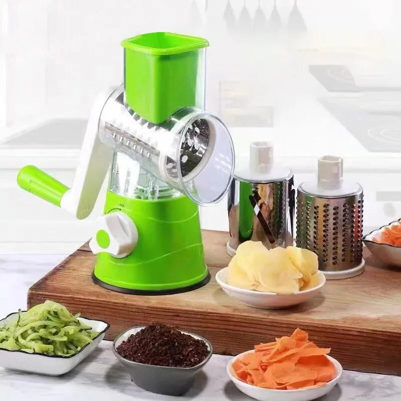 Multifunctional Roller Vegetable Cutter Hand Crank Home Kitchen Shredder Potato Grater La Cuisine de Mimi