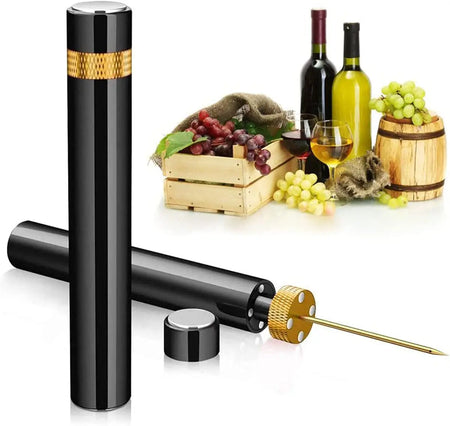 Newest Air Pressure Pump Wine Bottle Opener Portable Stainless Steel Pin Easy Cork Remover Corkscrew for Home Party Wine Lovers La Cuisine de Mimi