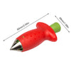 2Pcs Strawberry Stem Remover Stainless Steel Cherry Pitter Kitchen Fruit Tool Fruit Pedicle Removal Device for Fruits Vegetables La Cuisine de Mimi